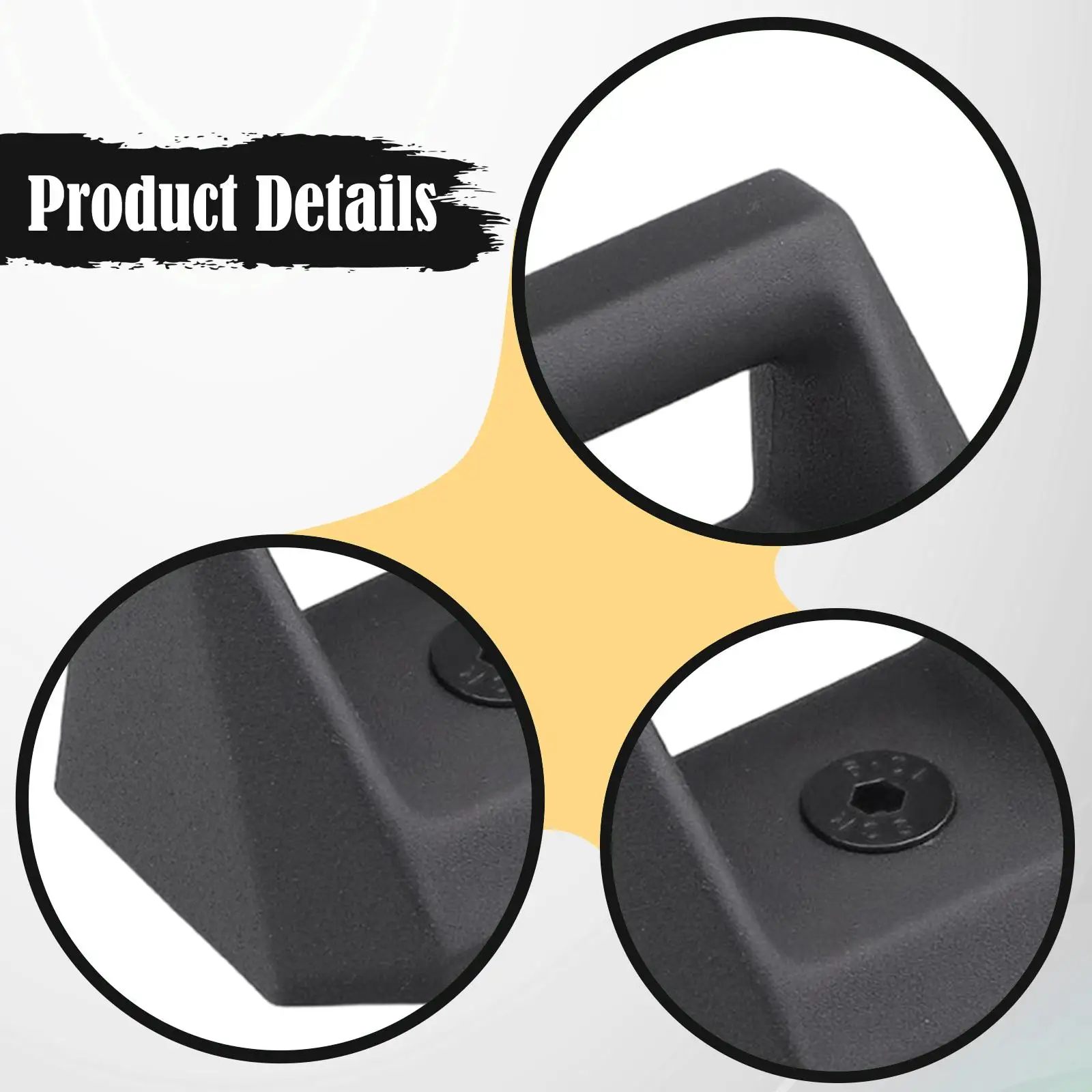 

4x крючки-фиксаторы для L-образных направляющих из алюминиевого сплава, сменные, усиленные, легко устанавливаемые