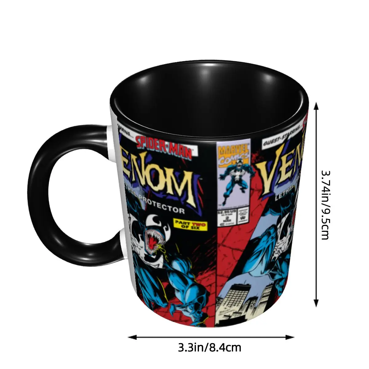 Venom Lethal Protector Copertina comica Accessori Tazza regalo per bambini Tazza Kawaii