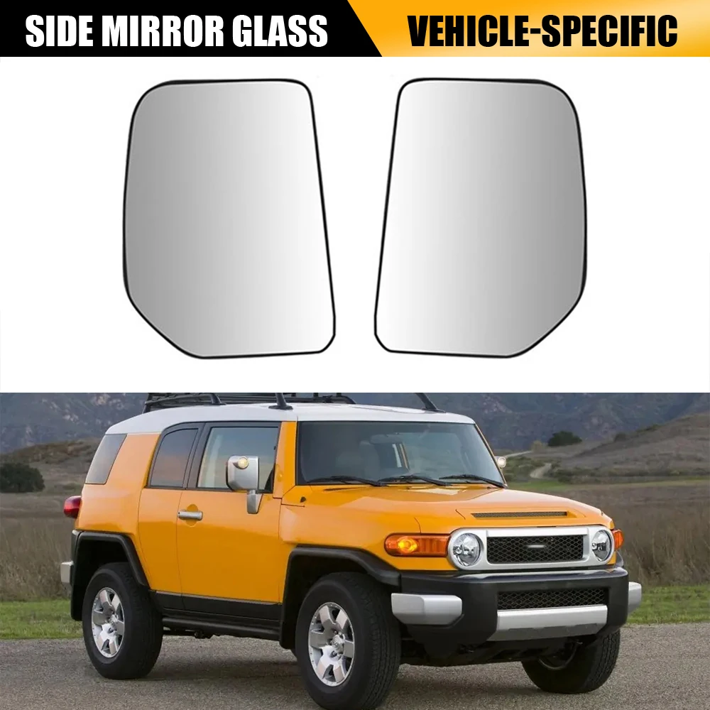 

Car Rearview Accessories For 2007-2014 Toyota FJ Cruiser Heated Side Mirror Glass Left & Right Replacement Power Defog