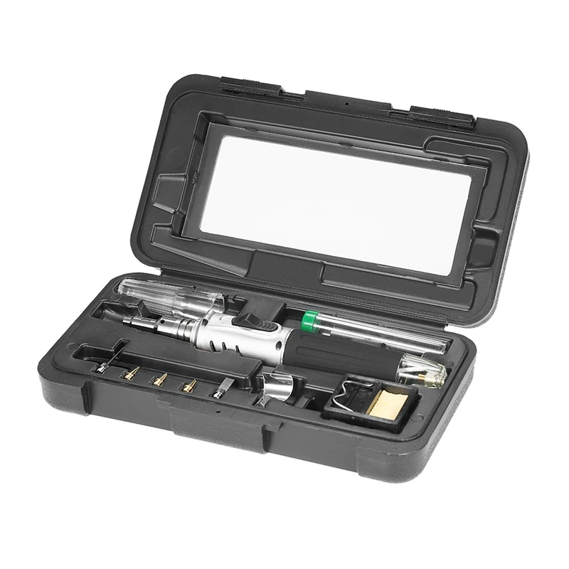10-In1 Gas Soldering Iron Portable Constant Temperature Electronic Maintenance Set Welding Accessories Welding Table Set