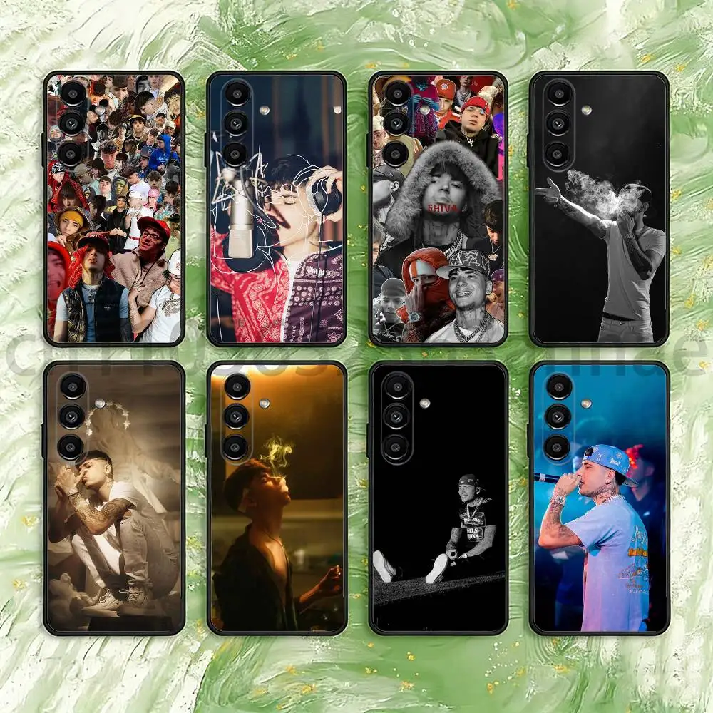 

S-Shiva Rapper Phone Case For Samsung Galaxy A13,21s,22,31,32,52,53,71,80,A91 Soft Black Shell