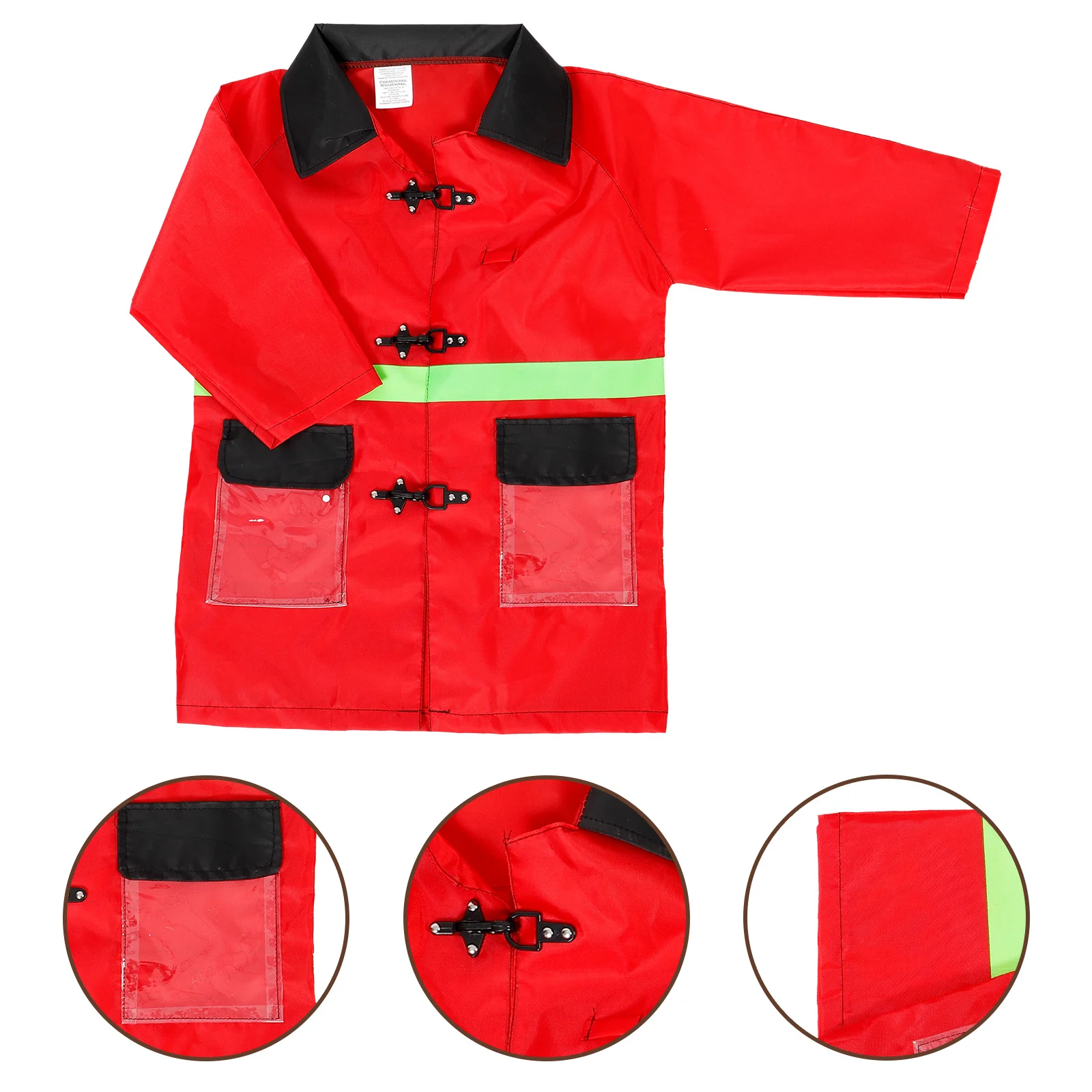 

Children Firefighter Costume Kids Firefighter Cosplay Breathable Fabric Outfit for Party Role Play Halloween Dress Up Costume