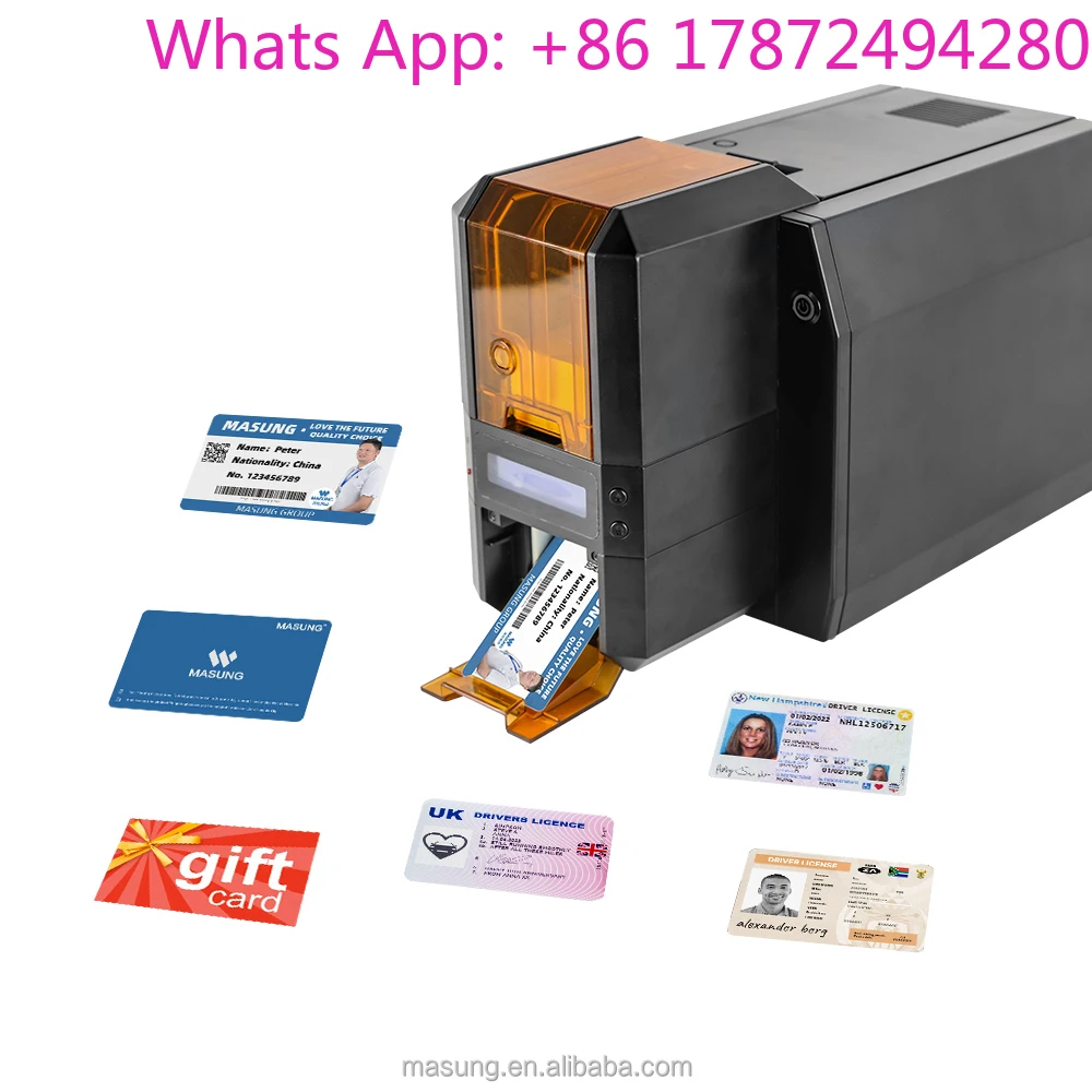 MS-S22K Dual-sided Card Printer  Plastic\PVC\ID Card Printer High-quality PVC Card Printer