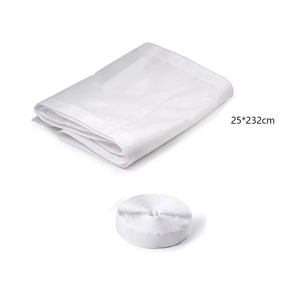 Effective Sealing Kit Sealing Door Seal Kit 25*232 Cm Zipper Opening Portable Ac Vent Enhanced Adhesion Technology