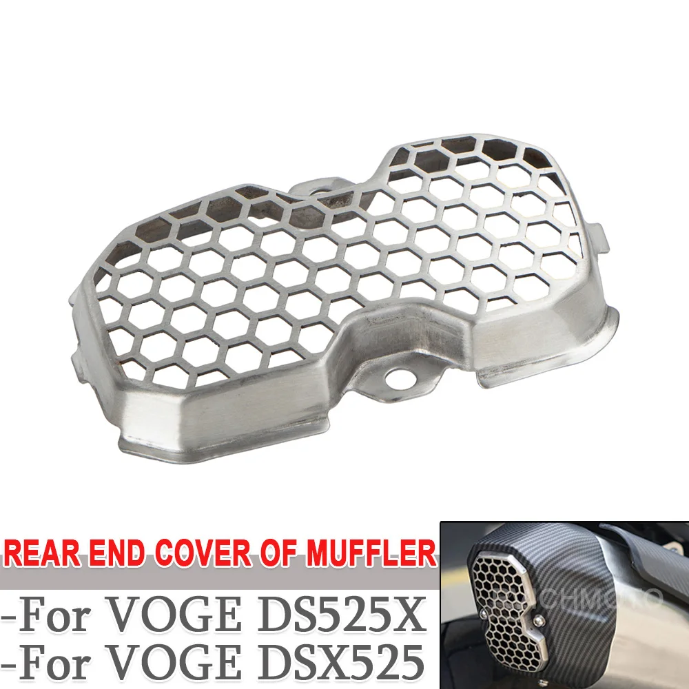 Motorcycle Modified Accessories Exhaust Pipe Protective Decorative Exhaust Pipe Tip Cover For VOGE DS525X 525 DSX 525 ds DS525 X