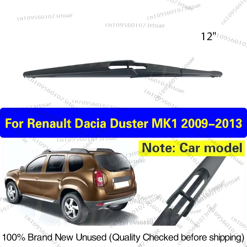 

12" Rear Windshield Windscreen Clean Window Wiper Blade For Renault Dacia Duster MK1 2009 2010 2011 2012 2013 Car Accessories