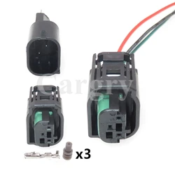 1 Set 3P 968402-1 1-967642-1 connettore filo Automobile presa terminale cablaggio sensore pressione aria condizionata auto