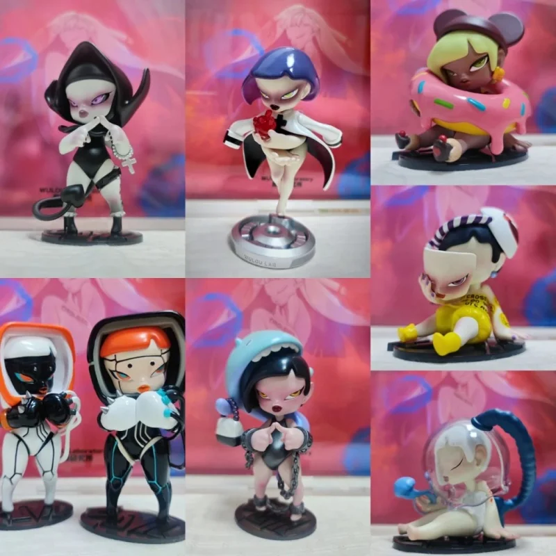 

Genuine Suvii Human Addicted Correction Program Vaccine Series Blind Box Cool Figure Trendy Toy Desktop Ornament Collection Gift