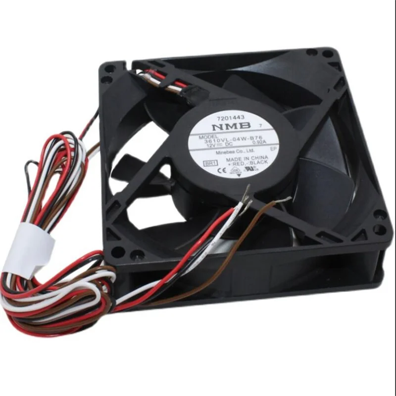 

Original NMB 3610VL-04W-B76 BR1 9cm 9225 12V 0.92A 4-wire PWM cooling fan