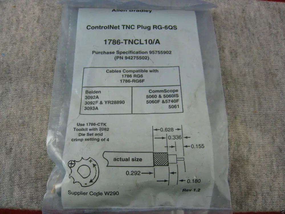 1 piece with new Rockwell processor 1786-TNCL10/A 1786TNCL10/A-