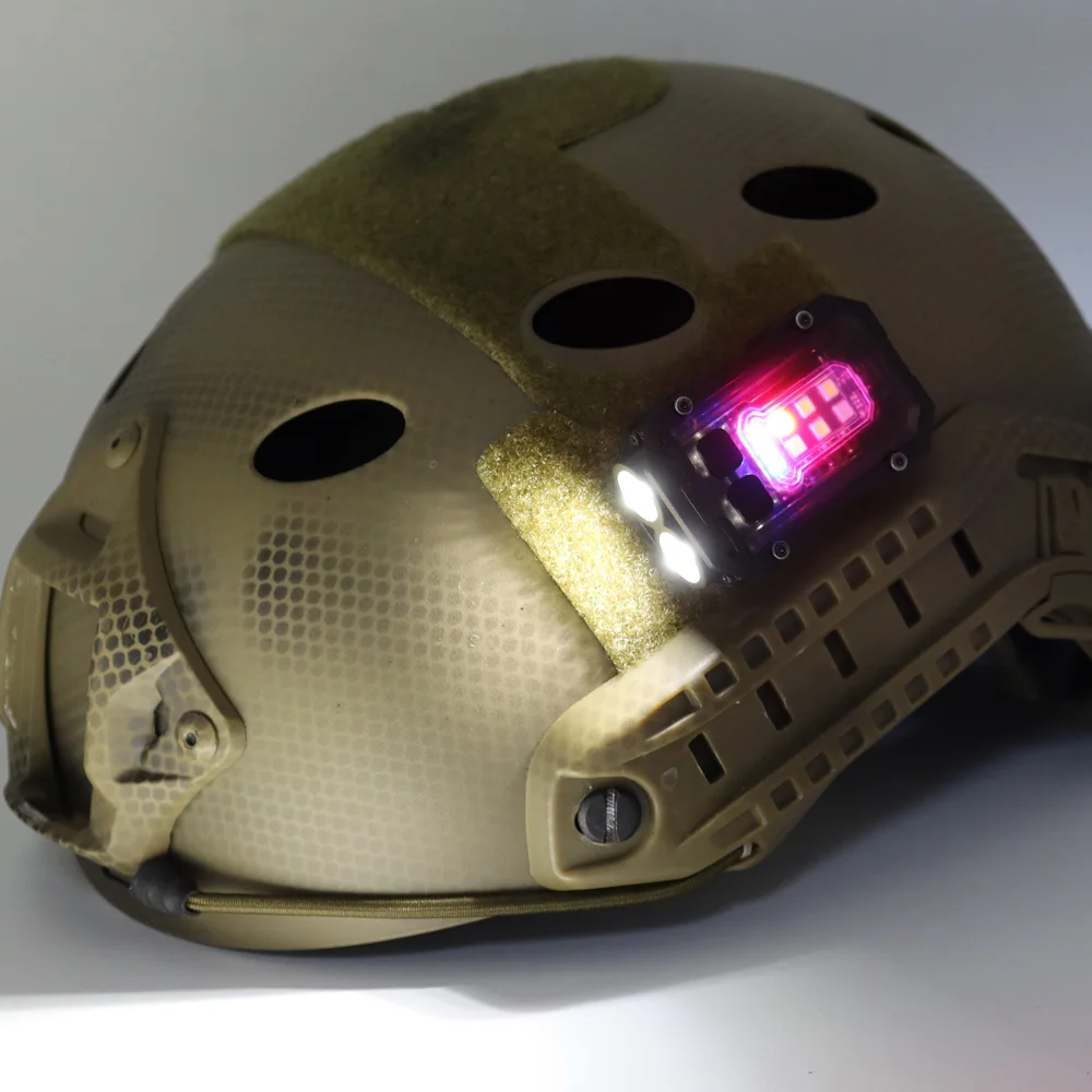 Luz tactica para casco FAST MICH - iluminacion impermeable en exterior - imagen 5