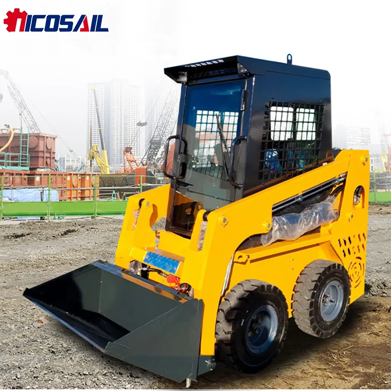 

Компактный мини-погрузчик JC25, вес 1300 кг, для строительства в ограниченном пространстве и вспомогательных работ