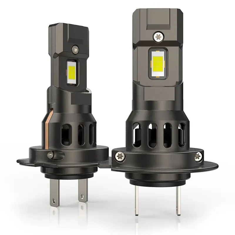 ABOK-2Pcs 3300LM H7 LED Headlight Bulb Wireless 66W CSP For Car Headlamp Auto Diode Lamps H7 Turbo Led 12V 6000K