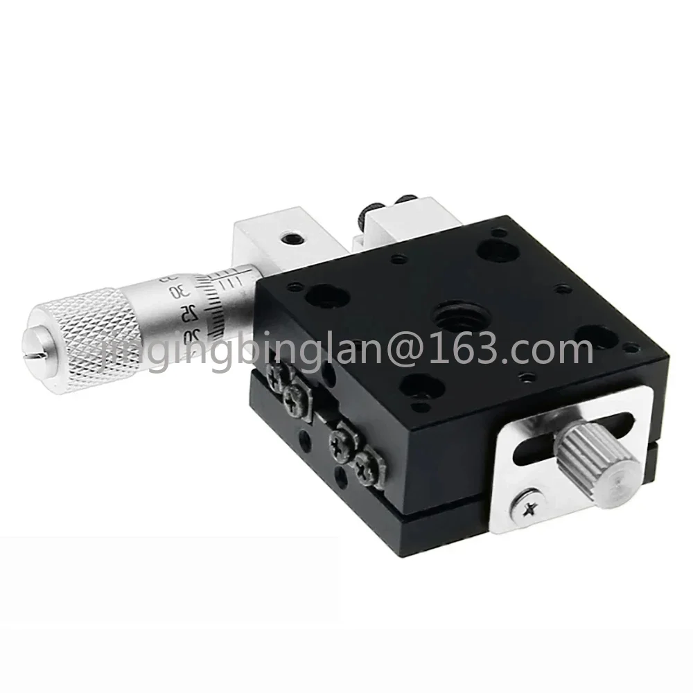 

X Axis Displacement Manual Platform Optical Sliding Table Guide Rail Type Fine-tuning 0.01MM Precision Sliding Stage LX30/40/50