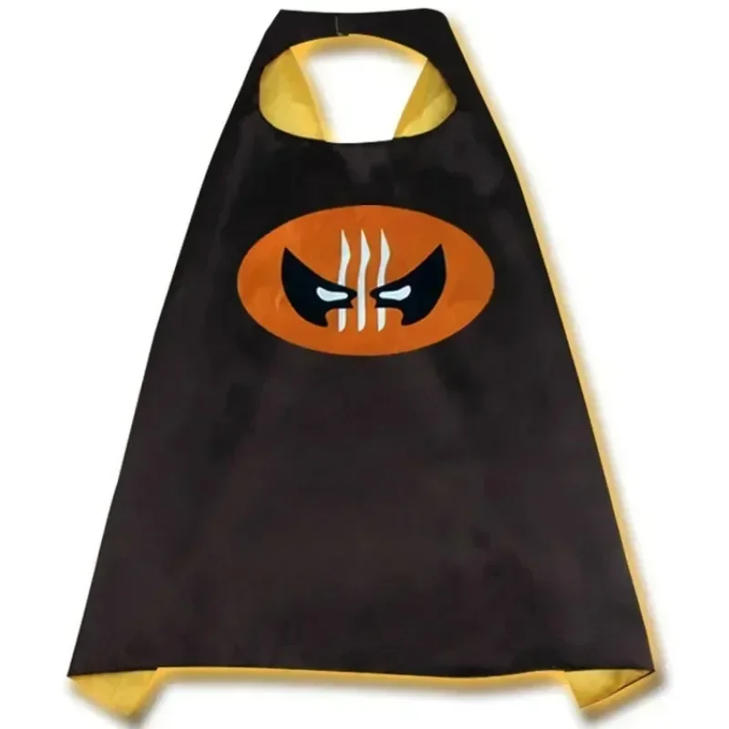 코스프레 의상 X-men 울버린 늑대 발톱 장갑 + 라이트 마스크 + 망토 세트 소품 천 ​​슈트 어린이 멋진 드레스 파티 의상 소품