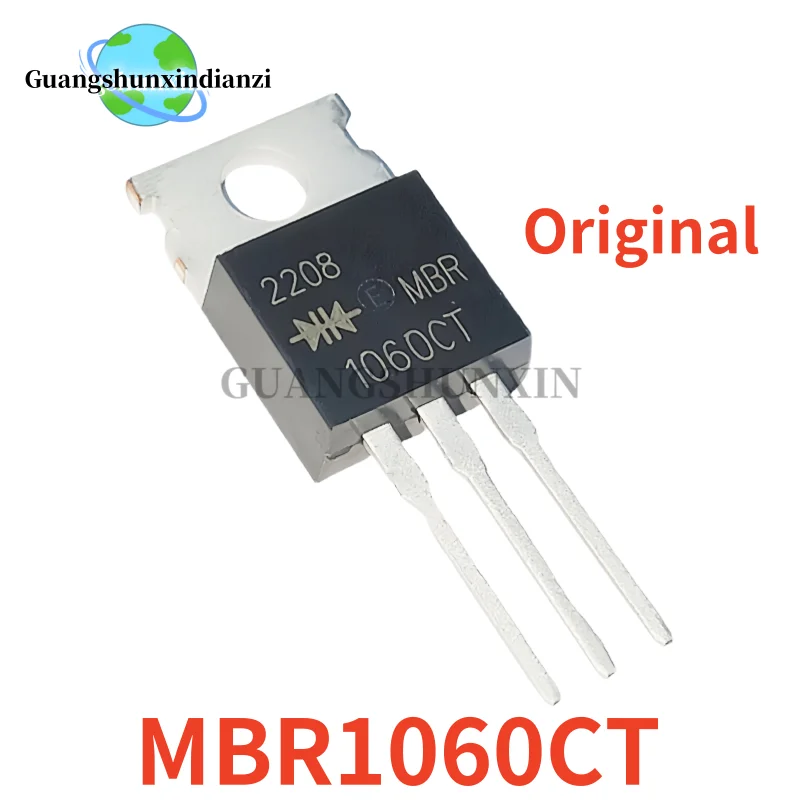 10-20 piezas 100% nuevo importado MBR1060CT TO-220 10A 60V diodo Schottky transistor de la mejor calidad en Stock