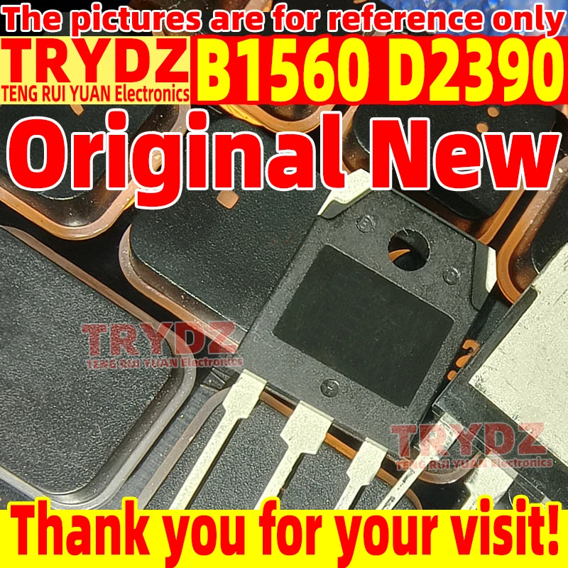 5-1 pairs Original New B1560 D2390 2SB1560 2SD2390 TO-3P
