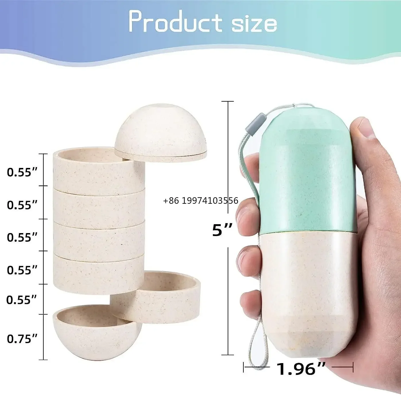 

Weekly Medicine Box Rotatable Pill Box 2024 Popular Super Plastic Box Medicine Cases PM Small Pocket Mini Pill Case