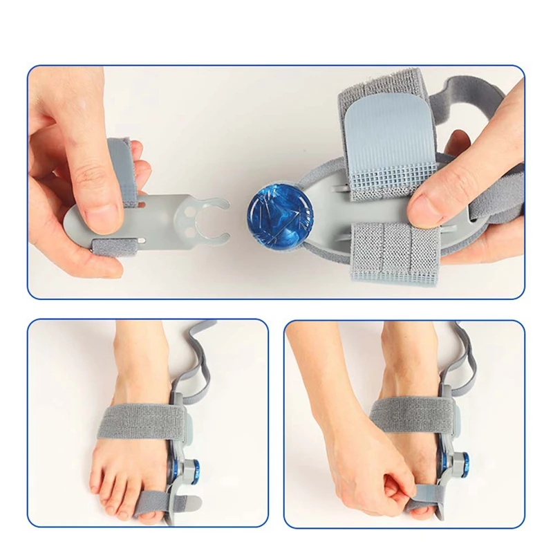Корректор бурсита бурсита стопы для женщин и мужчин, регулируемый корректор вальгусной деформации пальцев, шина-выпрямитель, коррекция пальцев для облегчения бурсита стопы