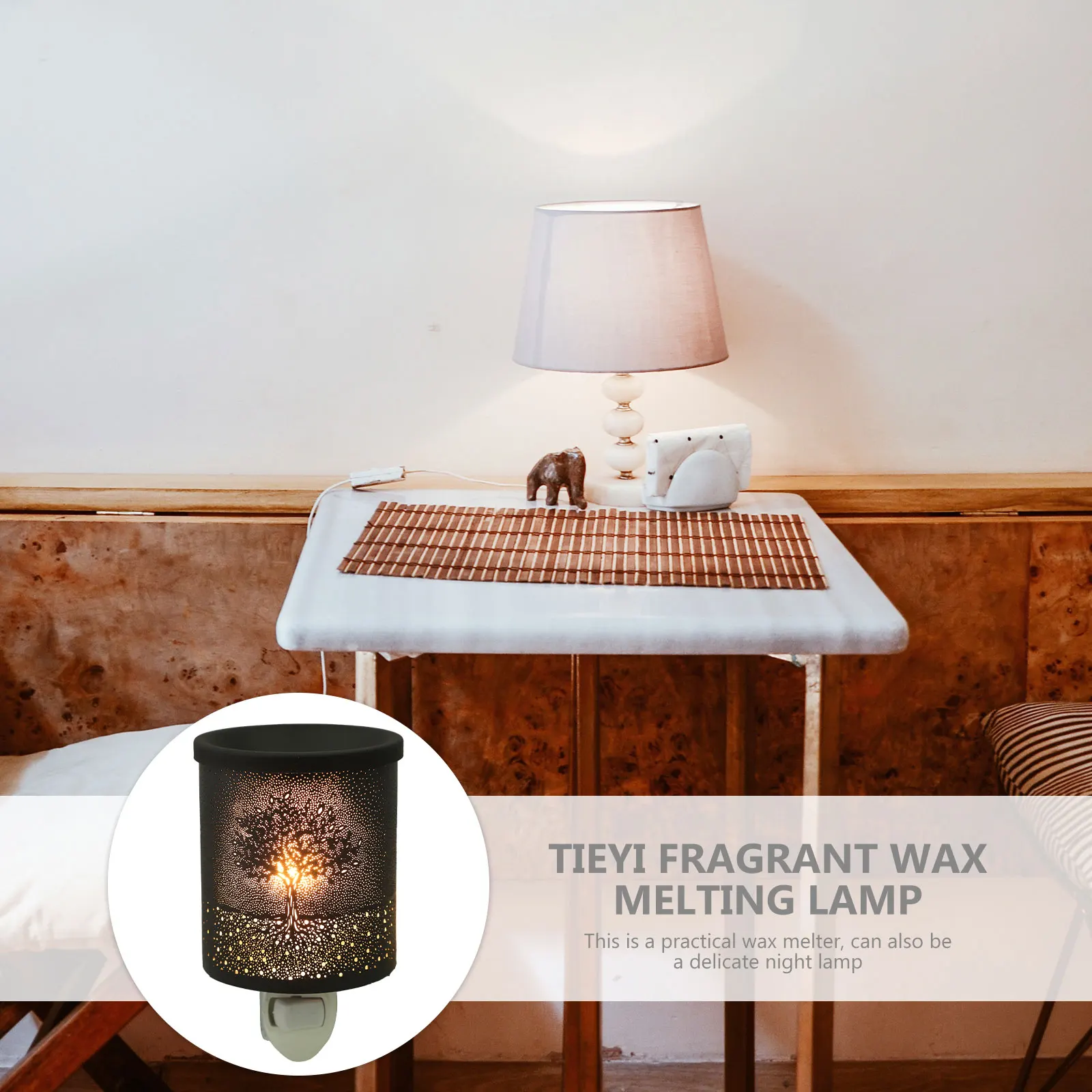 

Aroma Oil Burner Scented Wax Diffuser Warmers Electric Melting Plug in Candles Wax Melt Burner Bedroom Atmosphere