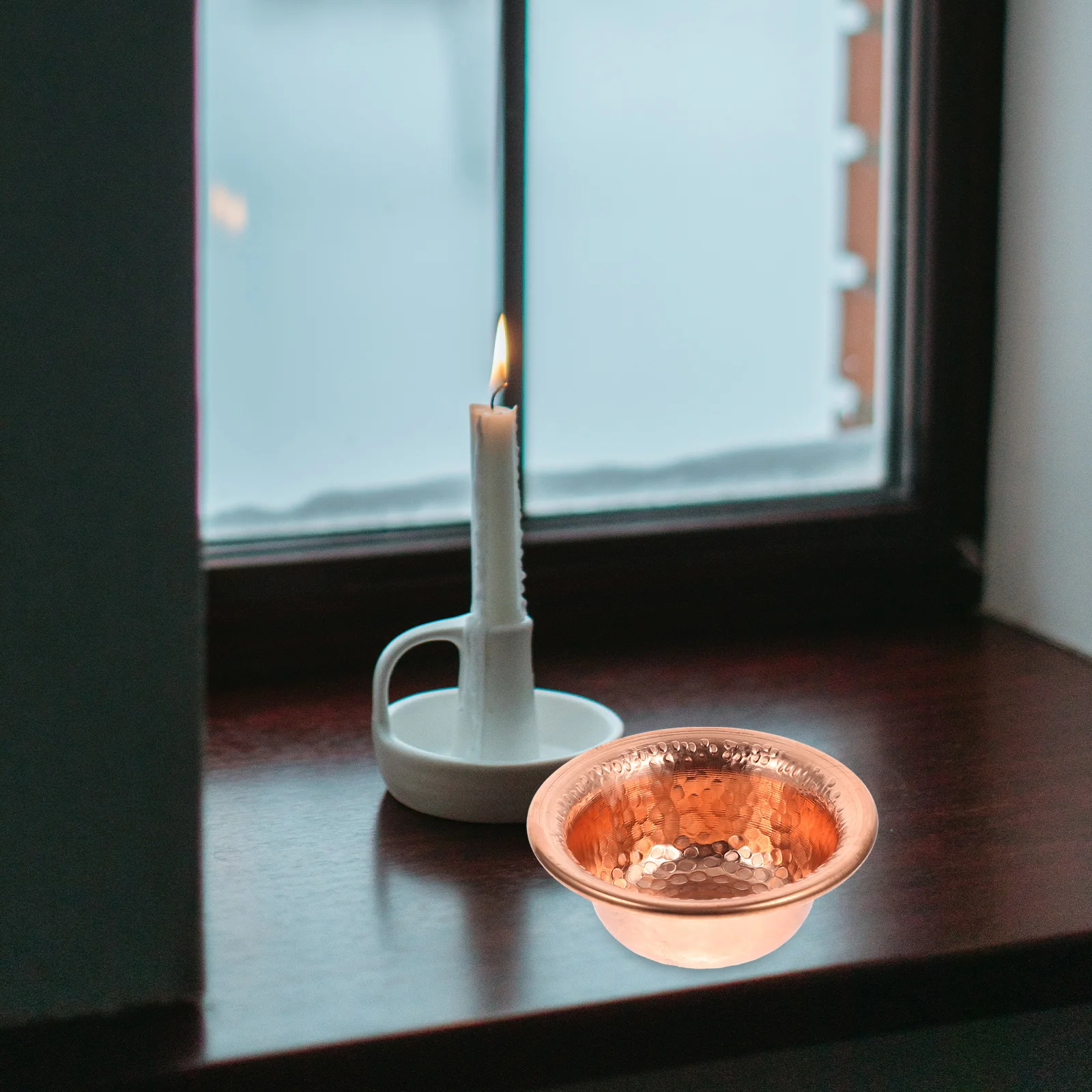 2pcs Pure Holy Water Cup Vintage Temple Bowl For Meditation Offering Bowl Buddhist Worship Sacrifice Rituals Retro Offering Cup