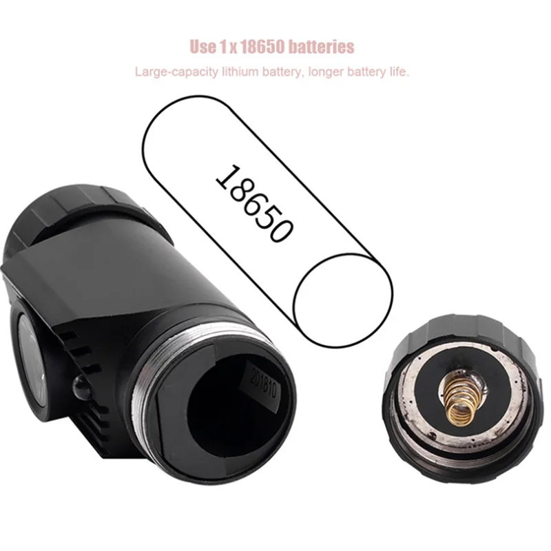 ABJO-Led Rechargeable Headlight,Motion Sensor Adjustable Headband Headlight For Adults Outdoor Camping Running Riding Easy Insta