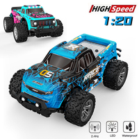 1:20 KF24 & KF23 Model RC Car With LED Light 2WD Off-road 2.4G Remote Control Car Climbing Vehicle Outdoor Cars Kids Toys Gifts