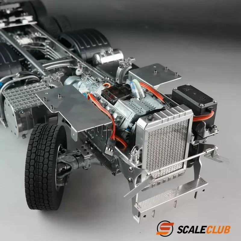 Scaleclub 1:14 Truck Metalen Simulatie Watertank Model Accessoires Voor Tamiya Scania 770S MAN Benz Volvo RC Trailer Kipper auto