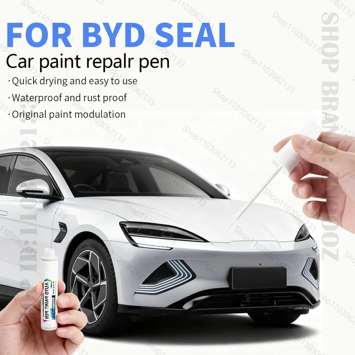 

Для BYD SEAL 2023-2025 D40 D60 ручка для ремонта краски, средство для удаления царапин, автоаксессуары «сделай сам», черный, белый, зеленый, серый, синий