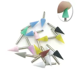 10pcs Dental Polishing Cup Dental Bending Machine Polishing Brush Polisher Prophy Cup Oral hygiene Dental Lab Tools