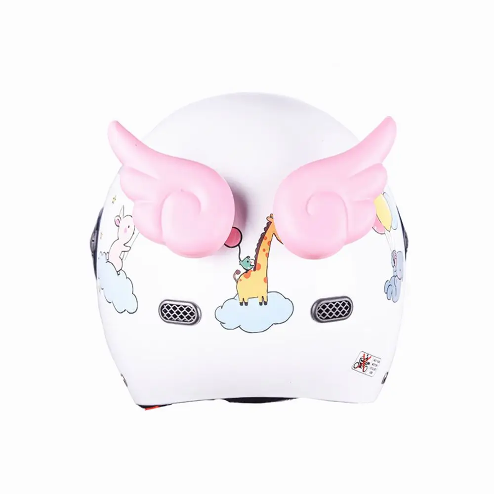 2PCS Lovely Helmet Decoration Angel Devil Wings Stickers Bicycle Scooter Removable Easy to Install Motorcycle Motorbike