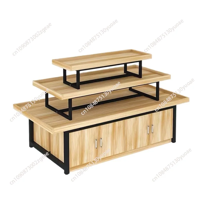 Display stand Water table Stacking head Supermarket shelf Display stand Stationery store Cosmetics product display table