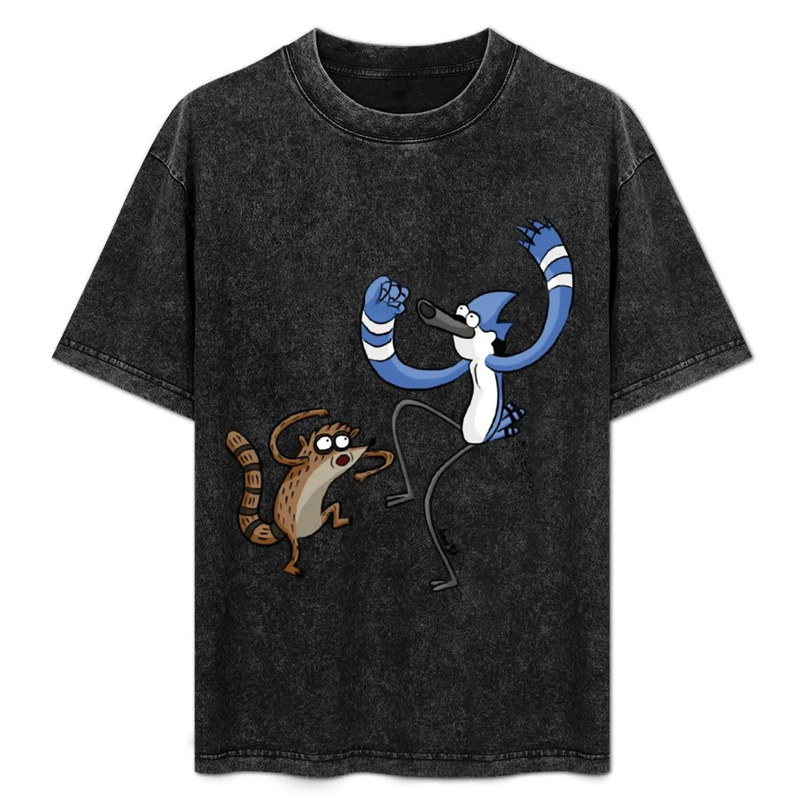 Rigby And Mordecai T-Shirt blanks blue lock customizeds Man t-shirt men graphic t shirts