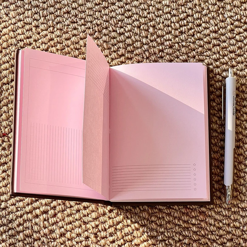 دفتر ملاحظات جديد بلون الشوكول - مراجعة Travel Notebook Journal وسعره