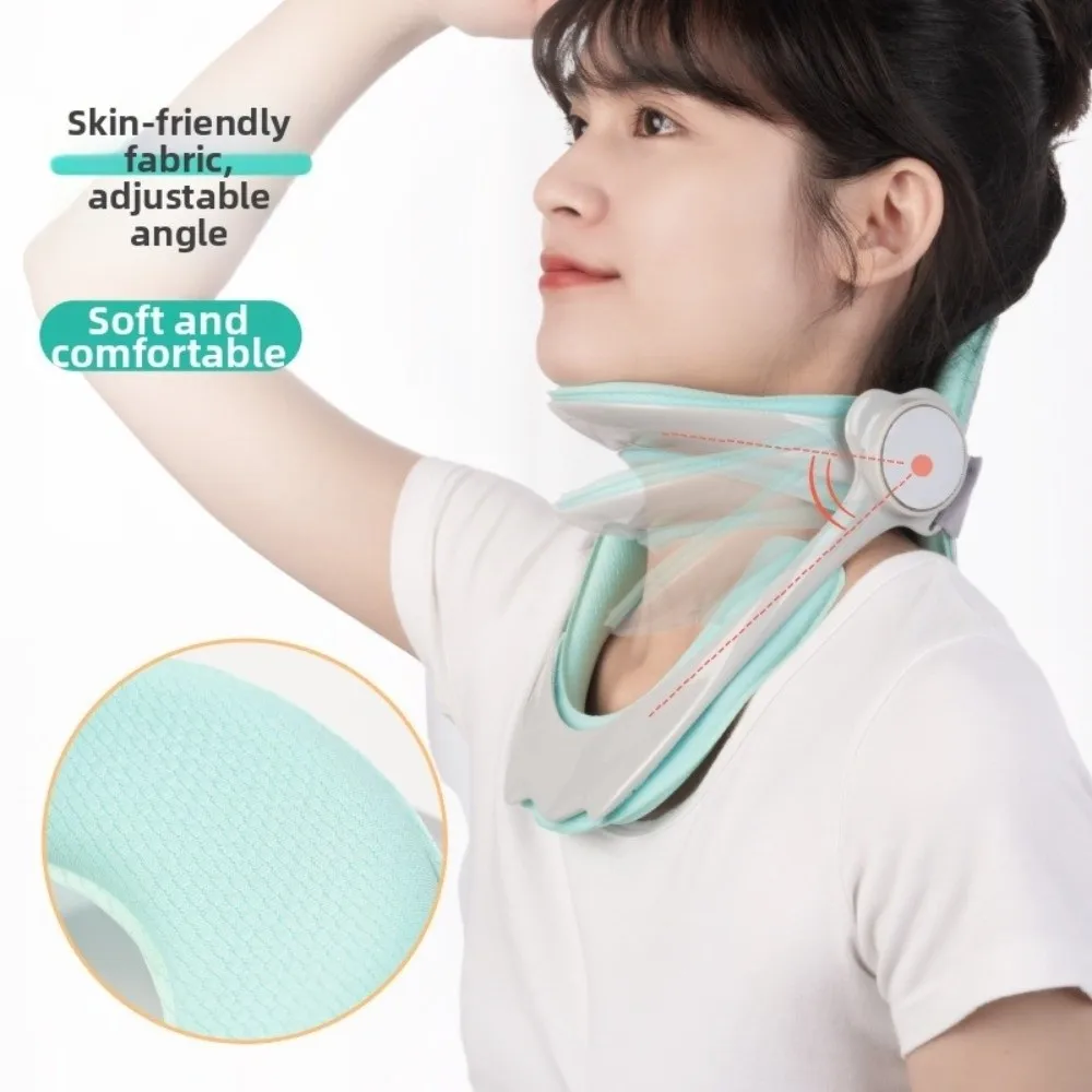 Breathable Adjustable Neck Support Frame Comfortable Ergonomic Design Cervical Corrector Relieves Pressure Soft
