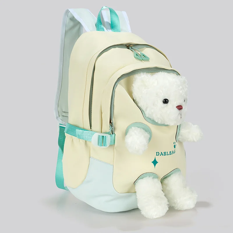 

CEEKAY backpack cute little bear new fashion casual simple backpack large capacity trendy backpack suitable for daily commuting