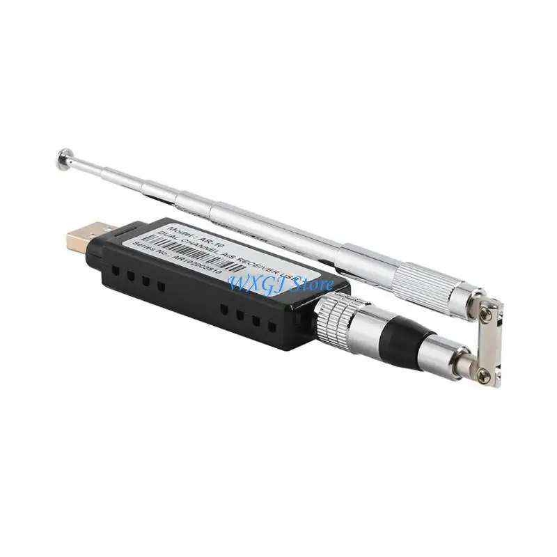 37JE Double Channel AIS Receiver For Marine Navigation With USB&SMA Connector High Sensitivity Real Time Maritimes Monitoring