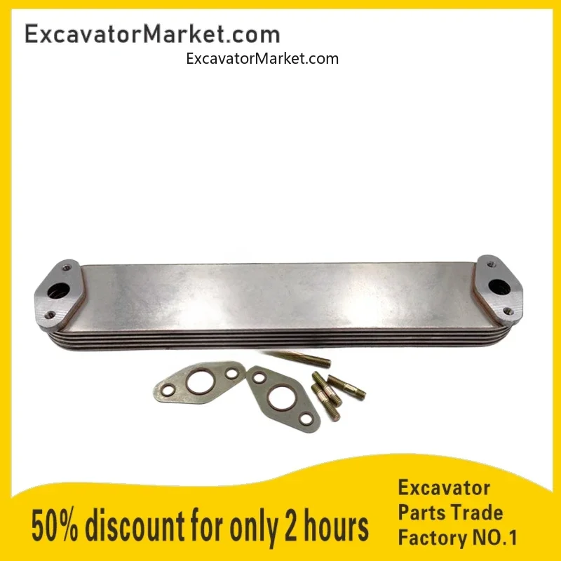 Excavator Spare For Caterpillar cat e200b/320b/c/d radiator core s6k/c6.4 engine oil radiator edge cover excavator