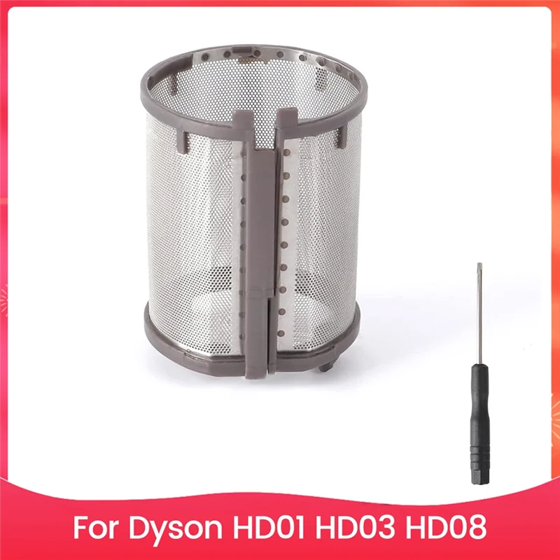 A99G-Inner Filter Mesh For Dyson Supersonic Hair Dryer HD01 HD03 HD08 Models Metal Build-In Net Mesh Strainer Cover Part