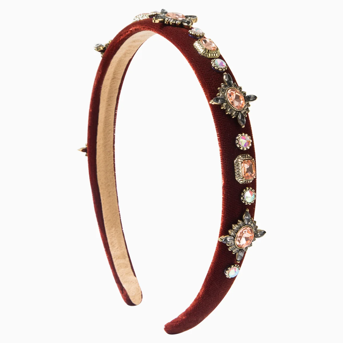 女性のための黒のベルベットヘッドバンド,真珠のヘッドバンド,パーティー,手作り,ヴィンテージ,女の子のためのアクセサリー