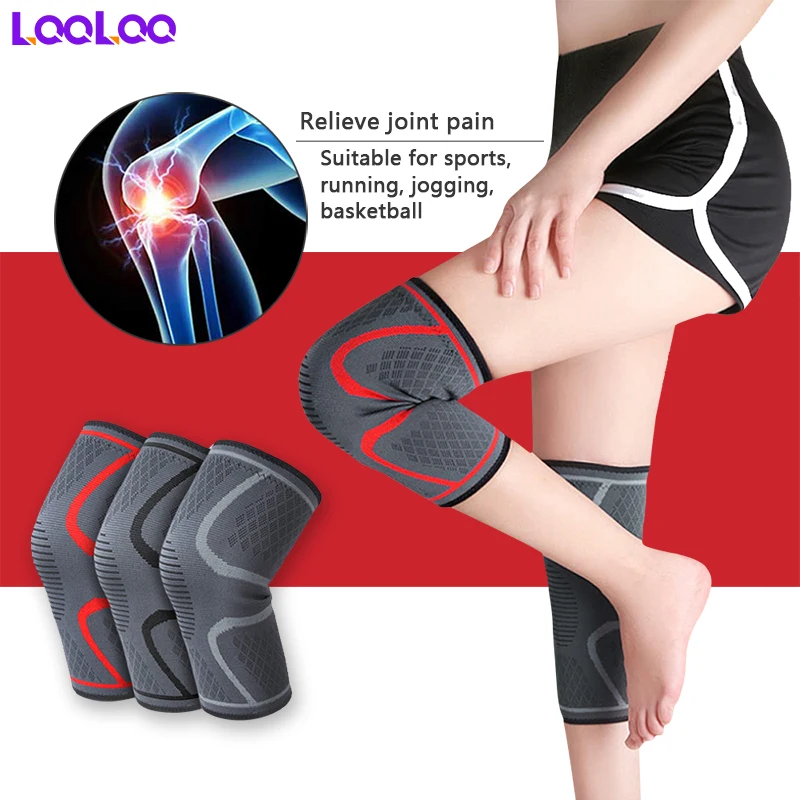 

1Pair Compression Knee Sleeve for Sports, Running, Jogging, Basketball, Joint Pain Relief, Arthritis and Injury Recovery