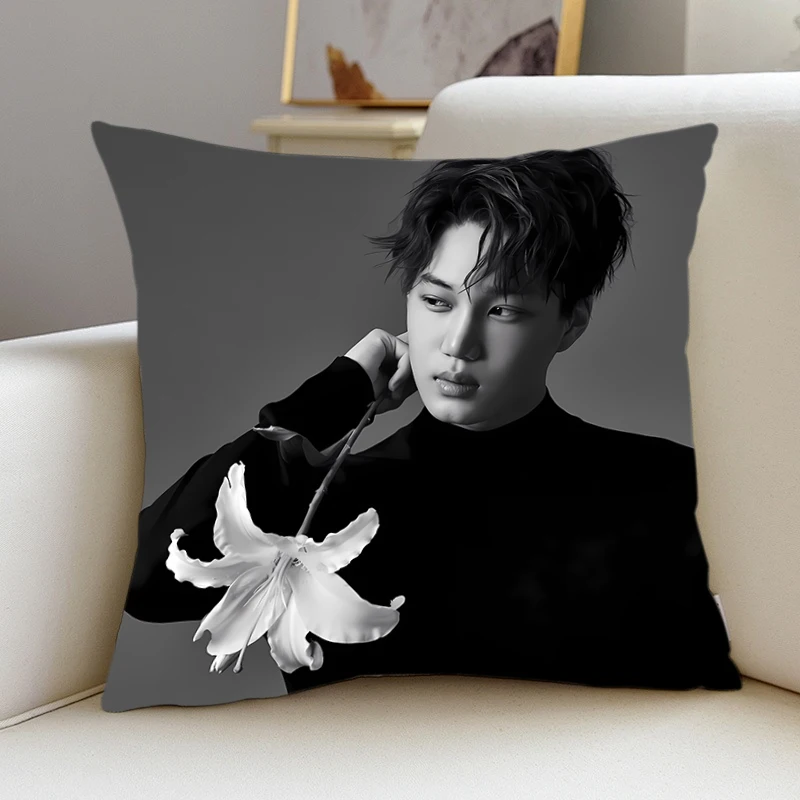 Pillow Cover Kim JongIn KAI exo room bedroomo office coffee shop car Dakimakura Throw Pillows iving room Pillowcase Home Decor