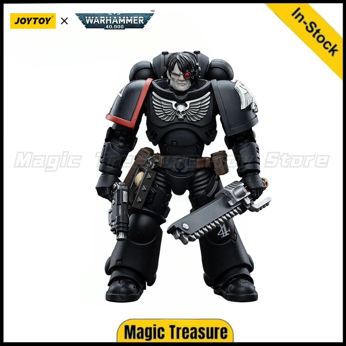 

【In Stock 】JOYTOY 1/18 Action Figure Warhammer 40K Raven Guard Intercessors Brother Nax Model Toys Gifts