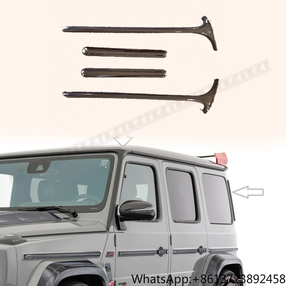 

Dry Carbon for Bemz G63 G500 G350 a C-Pilla 4pcs Set Stick on