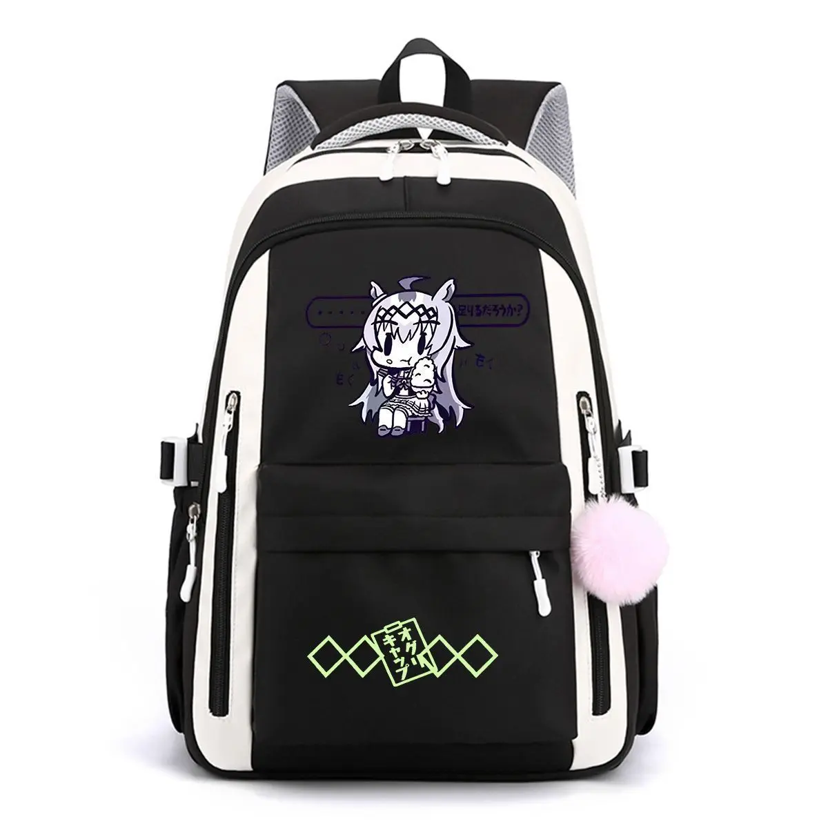 Jockey Girl Merchandise Little Chestnut Hat Game Anime Two-Dimensional Student  Backpack Double Shoulder Middle And Anime