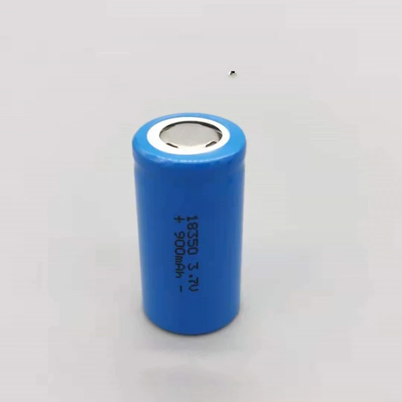 2pcs/lot 18350 900mAh 3.7V Rechargeable Lithium Battery Pack