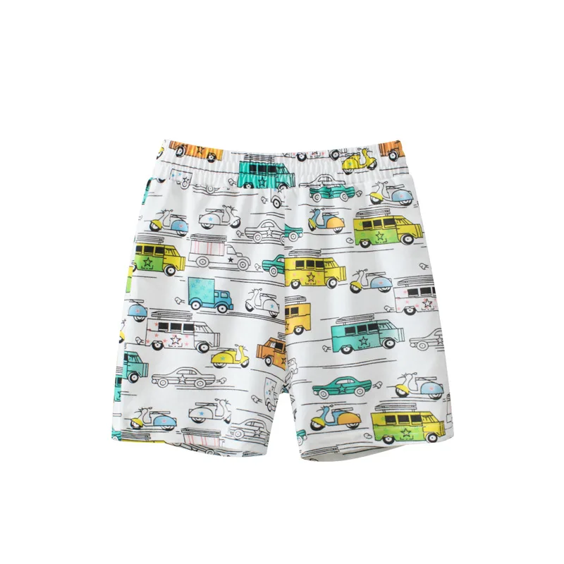 Boys' Must-Have Summer Shorts Lightweight and Breathable for Active Play Car Pattern Kids Clothes