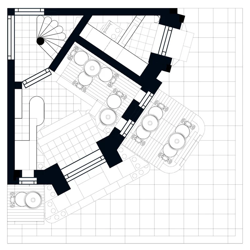 Blocs de construction MOC, nouveau produit exquis, vue sur la rue, modèle Architectural, technologie Furong Cafe, jouet modulaire pour enfants, ensemble de bricolage