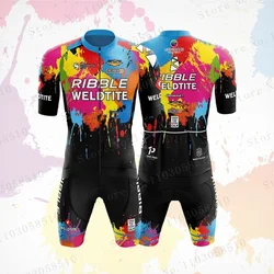 Ribble 2025 Triatlon Suit Men Cycling Aero Skinsuit Traje Bicycle Clothing Mono Ciclismo Hombre Trisui Mtb Cycling Jersey Ropa