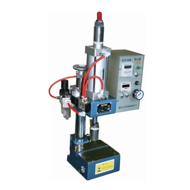 

TR-63/100/125E 200KG Power Electricity Controlled Hand Foot Operated Small Size Pneumatic Air Punch Machine